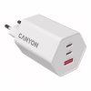 Зарядний пристрій Canyon HEXAGON 65 GaN 65W 2xPD 1xQC EU White (CND-CHAHEX65W) - Image 4