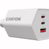 Зарядное устройство Canyon HEXAGON 65 GaN 65W 2xPD 1xQC EU White (CND-CHAHEX65W) - Image 5