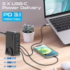 Зарядний пристрій Promate 3xUSB-C + USB-A (ganport-140w.black) - Image 5