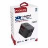 Зарядний пристрій Promate tripmate-36w.black - Image 2