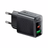 Зарядное устройство Acefast 2xUSB 30W (USB-C+USB-A) Gan A98 Black (6974316283263) - Image 2