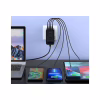 Зарядное устройство Choetech 4xUSB 100W PD (2хUSB-C+2хUSB-A) сharger diamond model black (PD6028-BK) - Image 4