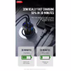 Зарядное устройство XO 1xUSB QC3.0 + 1xUSB-C PD20W white (CC37-WH) - Image 4