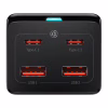 Зарядний пристрій Baseus AC + 2xUSB-C 100W + 2xUSB + cable USB-C to USB-C 100W 1.0m black (PSZM000401) - Image 5
