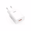 Зарядний пристрій XO USB-A QC18W White (L127.white) - Image 3