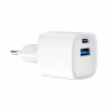 Зарядний пристрій Gembird 1xUSB-C PD20W + 1xUSB QC3.0 white (TA-UC-PDQC20-W-01) - Image 3