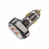 Зарядное устройство Essager 2xUSB + 1xUSB-C 125W QC3.0/PD3.0 Display Car Charger (ECC2AC-FM12-Z) - Image 2