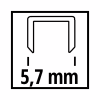 Скоби для будівельного степлера Einhell 5.7х16мм, 3000шт. (4137855) - Image 2