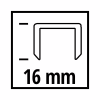 Скоби для будівельного степлера Einhell 5.7х16мм, 3000шт. (4137855) - Image 3