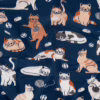 Плед Ardesto Fleece 100% поліестер, котики, синій 130х160 см (ART0725PB) - Image 4