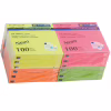 Бумага для заметок Buromax with adhesive layer 76х76мм, 100sheets, NEON colors (BM.2312-98) - Image 2