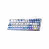 Клавиатура Aula S100pro RGB KRGD Red Switch Wireless/Bluetooth/Type-C UA White/Blue (6948391205762) - Image 2