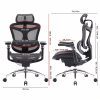 Офісне крісло Sihoo DORO C300 Pro Mesh Black (DORO-C300-PRO-M101) - Image 12