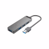 Концентратор Vention USB 3.0 to 4xUSB 3.0 Hub With Power Supply 0.15m black (CHLBB) - Image 2