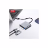 Концентратор XO USBC to USBCPD100W + HDMI 4K30Hz + USB 3.0 grey (HUB011.tranish) - Image 3