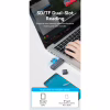 Считыватель флеш-карт Vention USB 3.0 AM/USB-C to SD+TF Gray Dual Drive Letter Aluminum Alloy (CLLH0) - Image 6