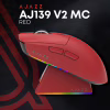 Мышка Ajazz AJ139 V2 MC Wireless/Bluetooth/USB Red (AJ139-V2-MC-R) - Image 6