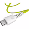 Дата кабель USB 2.0 AM to Micro 5P 1.0m Soft white/lime Pixus (4897058531176) - Image 2
