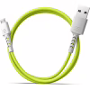 Дата кабель USB 2.0 AM to Micro 5P 1.0m Soft white/lime Pixus (4897058531176) - Image 3