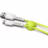Дата кабель USB 2.0 AM to Micro 5P 1.0m Soft white/lime Pixus (4897058531176) - Image 4
