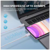 Дата кабель USB-C to Lightning 2.0m US1713A Nickel Plating ABS Shell White Ugreen (60749) - Image 3