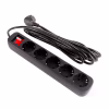 Сетевой фильтр питания ColorWay CW-PSEA55BK, 5 розеток/ 5M black (CW-PSEA55BK) - Image 4