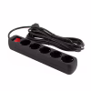 Сетевой фильтр питания ColorWay CW-PSEA55BK, 5 розеток/ 5M black (CW-PSEA55BK) - Image 6