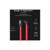 Кабель для передачи данных SATA 3.0 7pin F/F 0.5m L Red Vention (KDDRD) - Image 3