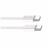 Дата кабель USB-C to USB-C 2.0m (braided cotton) (PD Fast Charging 60W) 3.0А grey ColorWay (CW-CBPDCC068-GR) - Image 2