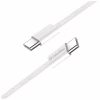 Дата кабель USB-C to USB-C 2.0m (braided cotton) (PD Fast Charging 60W) 3.0А grey ColorWay (CW-CBPDCC068-GR) - Image 4