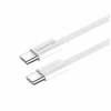 Дата кабель USB-C to USB-C 2.0m (braided cotton) (PD Fast Charging 60W) 3.0А grey ColorWay (CW-CBPDCC068-GR) - Image 6