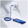 Дата кабель USB-C to Lightning 1.2m 20W blue Baseus (CAJY000203) - Image 7