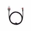 Дата кабель USB 2.0 AM to Lightning 1.0m 2.4A 90° corner black/red Baseus (CAVP000020) - Image 2