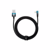 Дата кабель USB 2.0 AM to Lightning 2.0m 2.4A 90° corner black/blue Baseus (CAVP000121) - Image 2