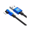 Дата кабель USB 2.0 AM to Lightning 2.0m 1.5A 90° corner blue Baseus (CALMVP-A03) - Image 2