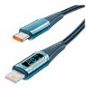 Дата кабель USB-C to Lightning 2.0m 20W Digital Display blue Essager (EXCTL-YDA03) - Image 2