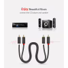 Кабель мультимедійний 2xRCA M to 2xRCA M 1.0m AV104 black Ugreen (30747) - Image 4