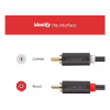 Кабель мультимедійний 2xRCA M to 2xRCA M 1.0m AV104 black Ugreen (30747) - Image 6
