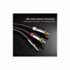 Кабель мультимедійний 3.5mm M to 2xRCA M 1.0m AV116 black Ugreen (10749) - Image 5