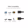 Кабель мультимедийный HDMI M to HDMI M 1.0m 90° corner HD103 black Ugreen (10172) - Image 4