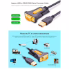 Кабель для передачі даних USB to COM M 1.5m DB9 RS-232 CR104 black Ugreen (20211) - Image 8
