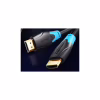Кабель мультимедийный HDMI M to HDMI M 0.75m V2.0 4K60Hz black Vention (AACBE) - Image 2