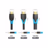 Кабель мультимедійний HDMI M to HDMI M 10.0m 4K30Hz black Vention (AACBL) - Image 6