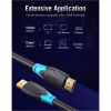 Кабель мультимедийный HDMI M to HDMI M 15.0m 4K30Hz black Vention (AACBN) - Image 10