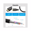 Кабель мультимедійний HDMI M to HDMI M 1.0m 8K60Hz cotton braided black Vention (AAUBF) - Image 3