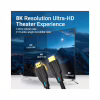 Кабель мультимедійний HDMI M to HDMI M 5.0m 8K60Hz cotton braided black Vention (AAUBJ) - Image 3