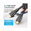 Кабель мультимедійний HDMI M to HDMI M 5.0m 8K60Hz cotton braided black Vention (AAUBJ) - Image 4