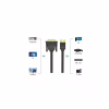 Кабель мультимедійний HDMI M to DVI M 1.0m 4K60Hz black Vention (ABFBF) - Image 5