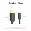 Кабель мультимедийный HDMI M to HDMI micro M 1.0m 4K60Hz black Vention (AGIBF) - Image 3