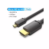 Кабель мультимедийный HDMI M to HDMI micro M 1.0m 4K60Hz black Vention (AGIBF) - Image 9